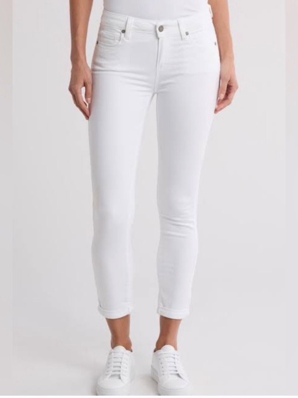 White Slim Crop Women’s Jeans